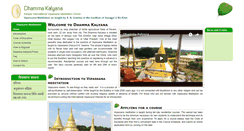 Desktop Screenshot of dhammakalyana.org